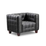 Quilted Leather Sofa Chair