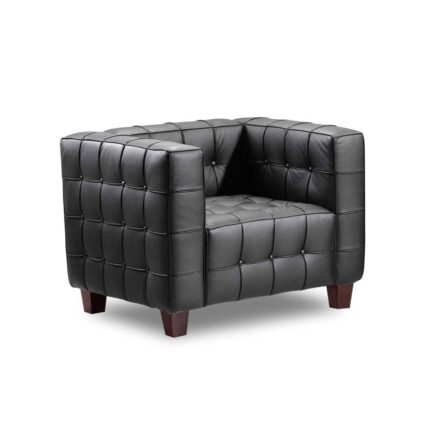Quilted Leather Sofa Chair